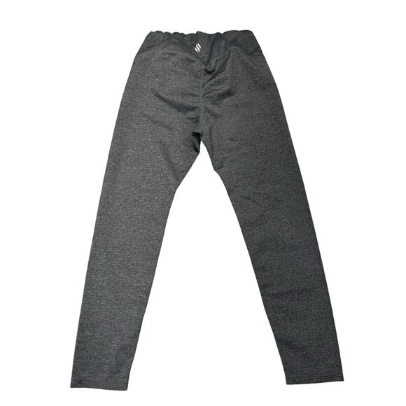 Sweat Shaper Sauna Leggings Womens Large Gray High Waist Compression Pants - Picture 4 of 10